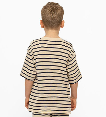 The New Stuttermabolur - TnNero - Mood Indigo Striped