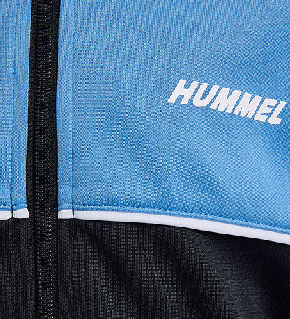 Hummel Tracksuit - hmlDallas - Lichen Blue w. Logo