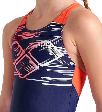 Arena Badeanzug - Zeitvertreib - Navy/Calypso Coral