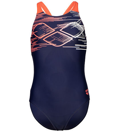 Arena Badeanzug - Zeitvertreib - Navy/Calypso Coral