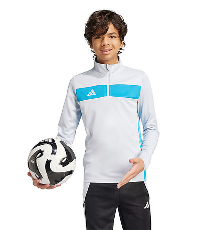 adidas Performance Æfingaskyrta - Tiro ES - Ljósblár/Shocya/Whit
