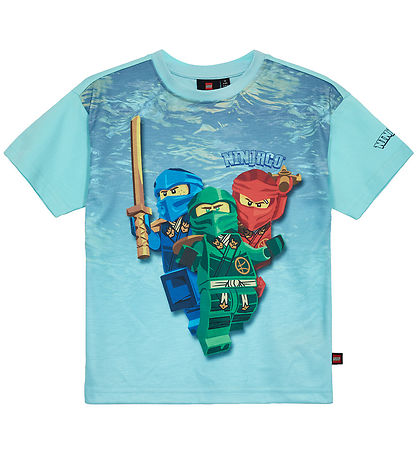 LEGO® Wear Ninjago Stuttermabolur - LwTaffy - Myntugrænt