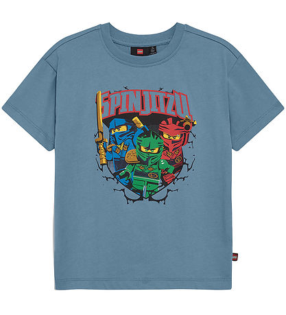 LEGO® Wear Ninjago Stuttermabolur - LwTaffy - Dusty Blue