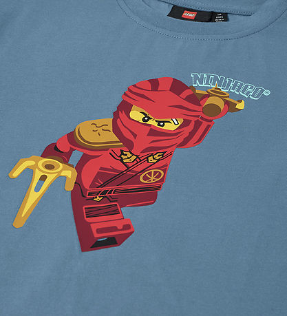LEGO® Wear Ninjago Stuttermabolur - LwTaffy - Dusty Blue