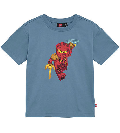 LEGO® Wear Ninjago Stuttermabolur - LwTaffy - Dusty Blue