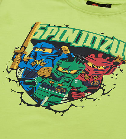 LEGO® Wear Ninjago Stuttermabolur - LwTaffy - Björt Green