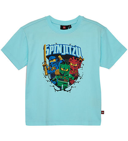 LEGO® Wear Ninjago Stuttermabolur - LwTaffy - Myntugrænt