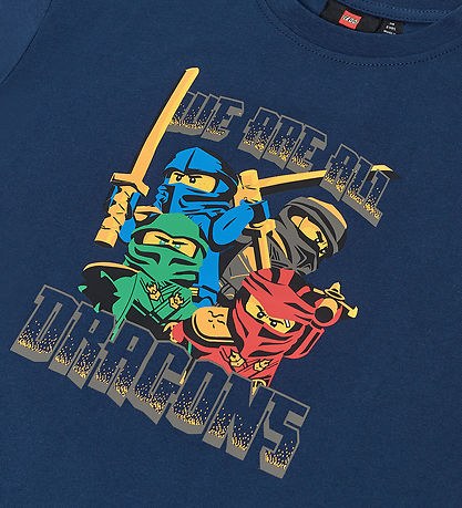 LEGO® Wear Ninjago Stuttermabolur - LwTaffy - Dark Blue