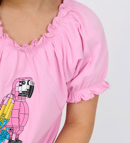 LEGO® Wear Stuttermabolur - LwTaja - Bleikt