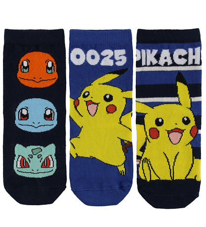 Name It Socks - 3-Pack - Pokémon - NmmMik - Navy Blazer/2X Glue