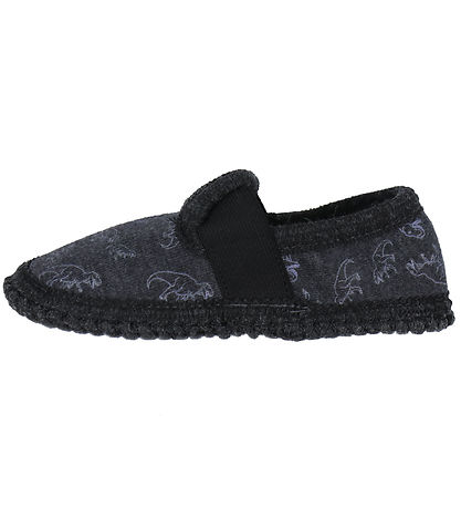 Living Kitzbühel Slippers - Trashy Dino - Anthracite