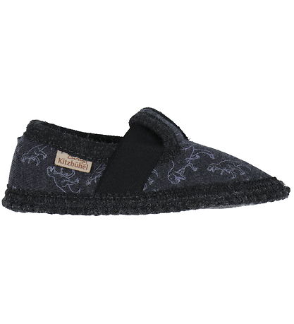 Living Kitzbühel Slippers - Trashy Dino - Anthracite