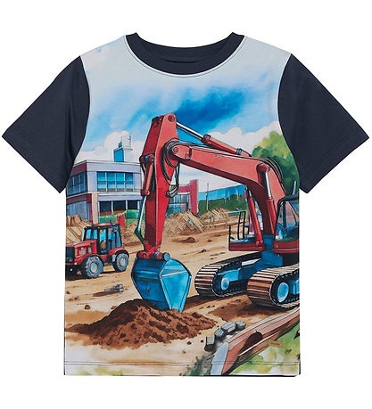 Minymo T-shirt - Blue Nights w. Print