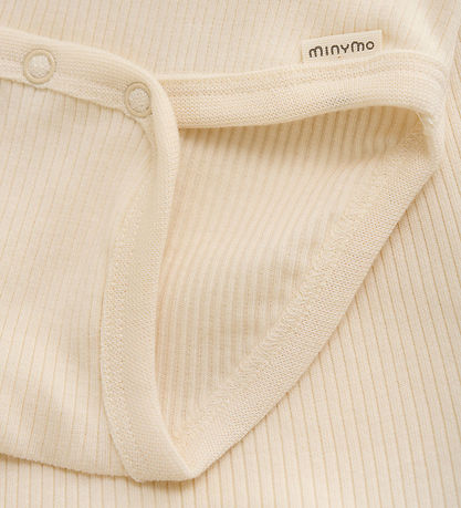Minymo Samfella c/o - Rib - White Swan