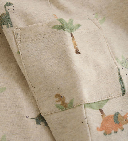 Minymo Summer Romper - Light Beige Melange