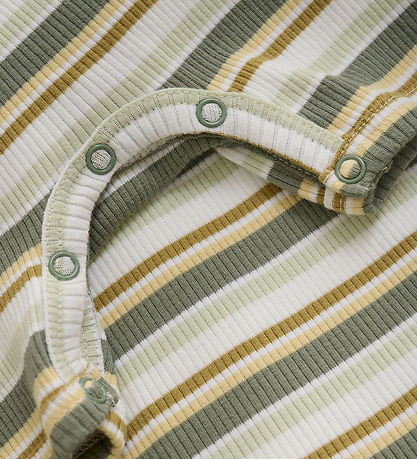 Minymo Summer Romper - Rib - Sea Spray