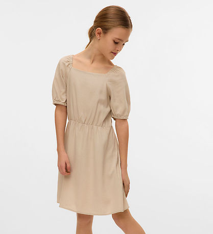 Vero Moda Girl Klänning - VmMymilo - Silver Foder