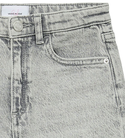 Vero Moda Girl Stuttbuxur - VmTess - Light Grey Gallaefni