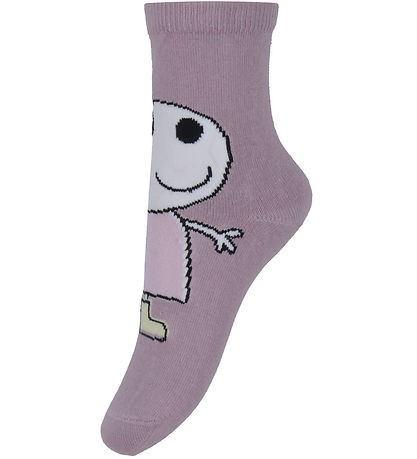 Name It Socks - Peppa Pig - 3-Pack - Nmfdassa - Elderberry