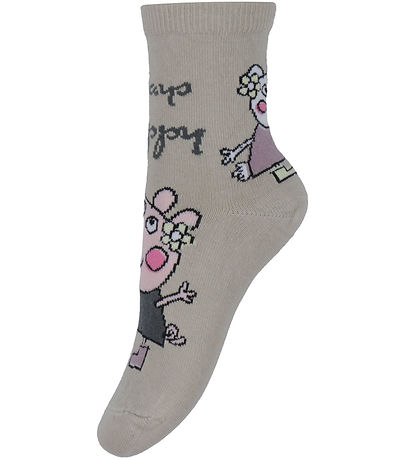 Name It Socks - Peppa Pig - 3-Pack - Nmfdassa - Elderberry