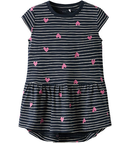 Name It Kleid - NmfVigga - 2er-Pack - Festivalblüte/Dark Sapphir