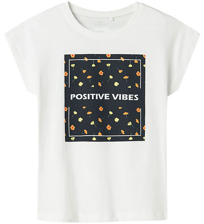 Name It Stuttermabolur - NkfVigga - Bright White
