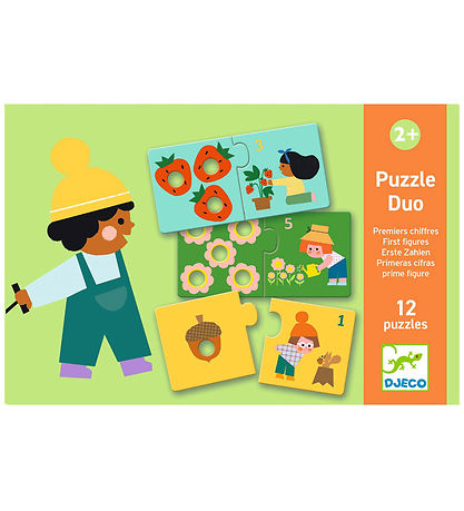 Djeco Jigsaw Puzzle - 24 Bricks - Duo - First Figures
