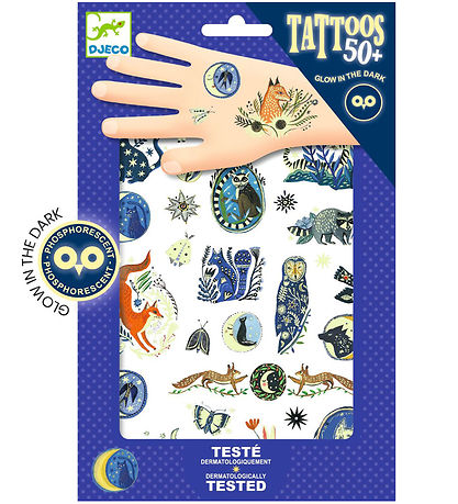 Djeco Tatuoinnit - Yöheijastuksia - 50+ Tatuoinnit