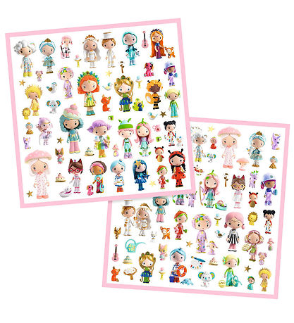 Djeco Stickers - 160 pcs - The Little World Of Tinyly