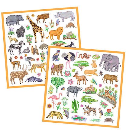 Djeco Stickers - 160 pcs - Kenya