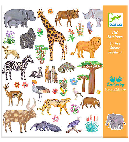 Djeco Stickers - 160 pcs - Kenya