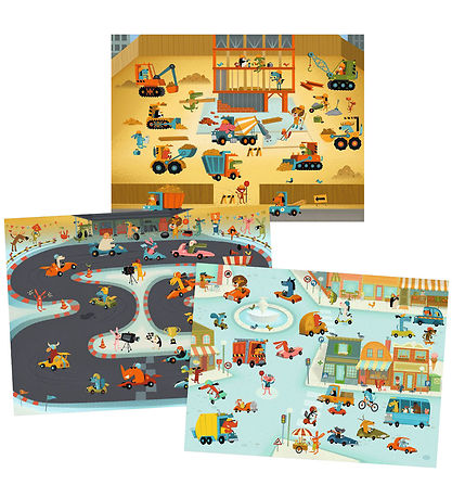 Djeco Creation Set - Transfer images - Asphalt