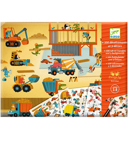 Djeco Creation Set - Transfer images - Asphalt