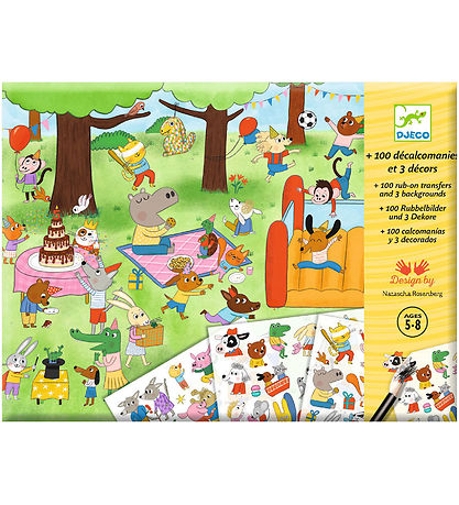 Djeco Creation Set - Transfer images - Party Time!