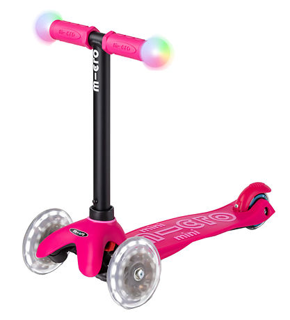 Micro Scooter - Mini2grow Deluxe Magic LED - Pink