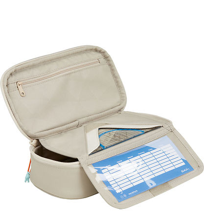Satch Pencil Case - Crossed Sand