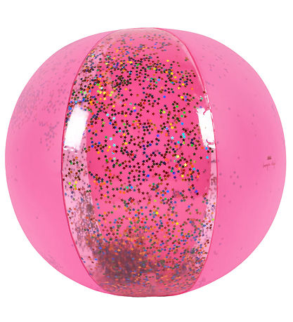 Konges Sløjd Beach Ball - 40 cm - Transparent Pink