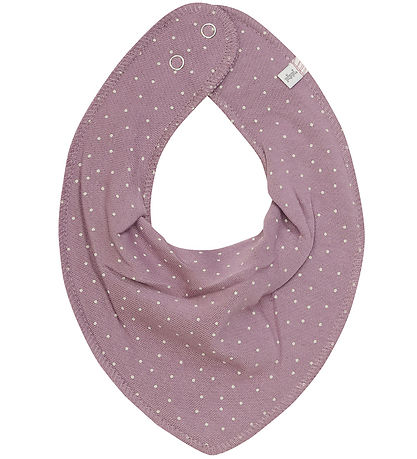 Pippi Teething Bib - Pointy - 3-Pack - Elderberry