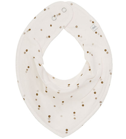 Pippi Teething Bib - Pointy - 3-Pack - Marshmallow White