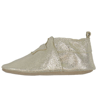 En Fant Soft Sole Leather Shoes - Champagne Glitter