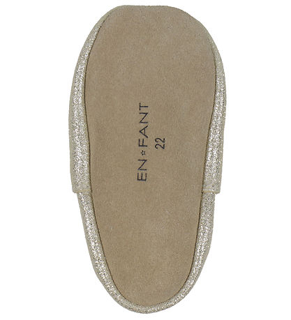 En Fant Soft Sole Leather Shoes - Champagne Glitter