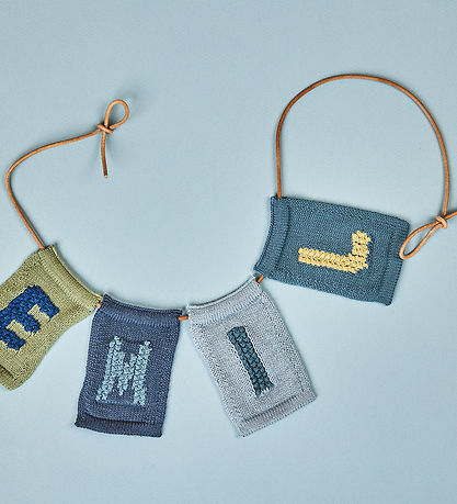 Smallstuff Knitted Letters - L - Blue Alphabet