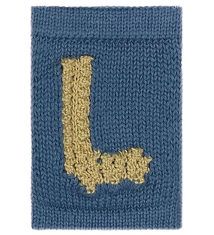 Smallstuff Knitted Letters - L - Blue Alphabet