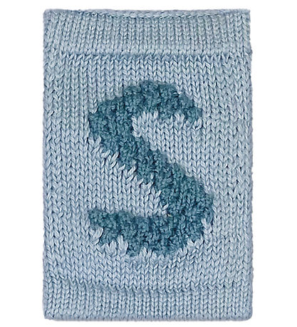 Smallstuff Stickat Buchstabe - S - Blaues Alphabet
