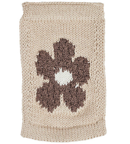 Smallstuff Knitted Flag - Flower - Natural