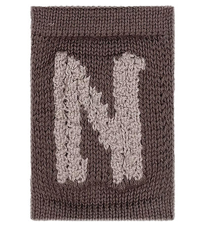 Smallstuff Knitted Letter - N - Natural Alphabet