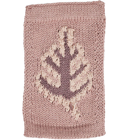 Smallstuff Knitted Flag - Leaf - Pink