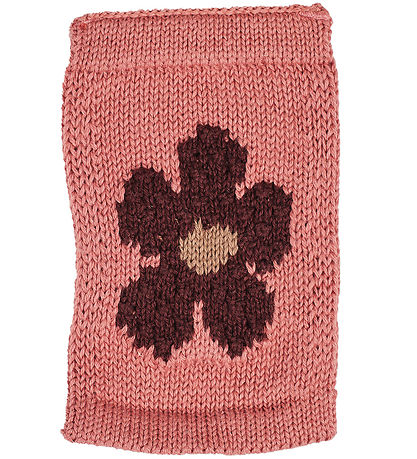Smallstuff Stickat Flagga - Blomma - Rosa