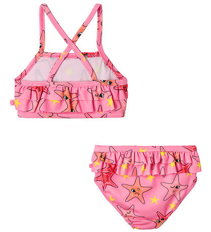 Småfolk Bikini - UV50+ - Bubblegum w. Starfish