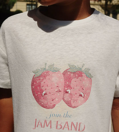 Konges Sløjd Stuttermabolur - Era - Off White/Jam